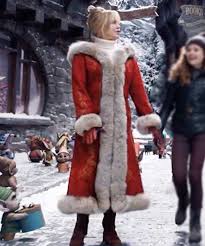 The Christmas Chronicles Goldie Hawn Shearling Coat