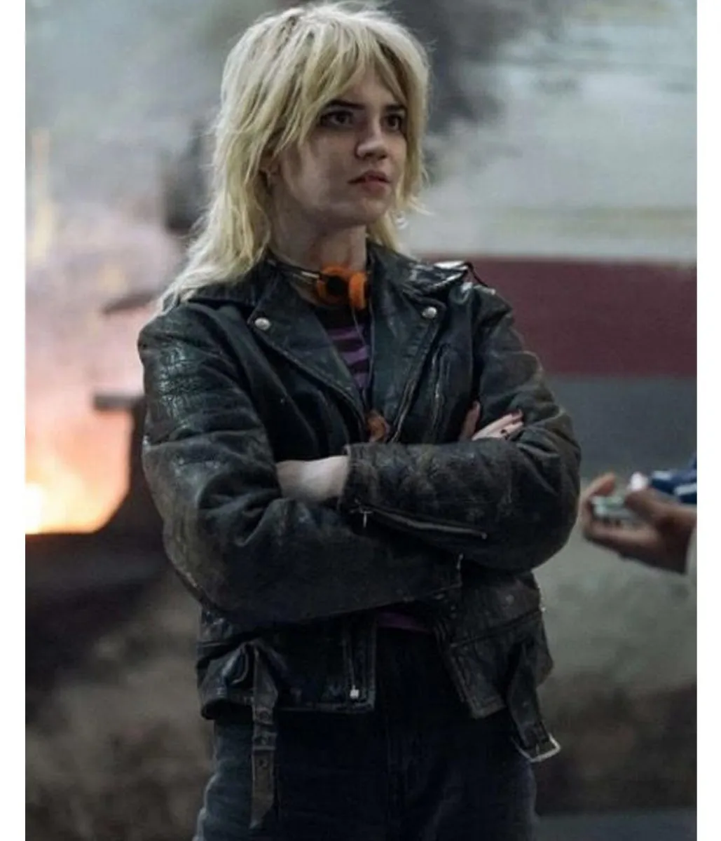 Yellowjackets 2021 Sophie Thatcher Leather Jacket