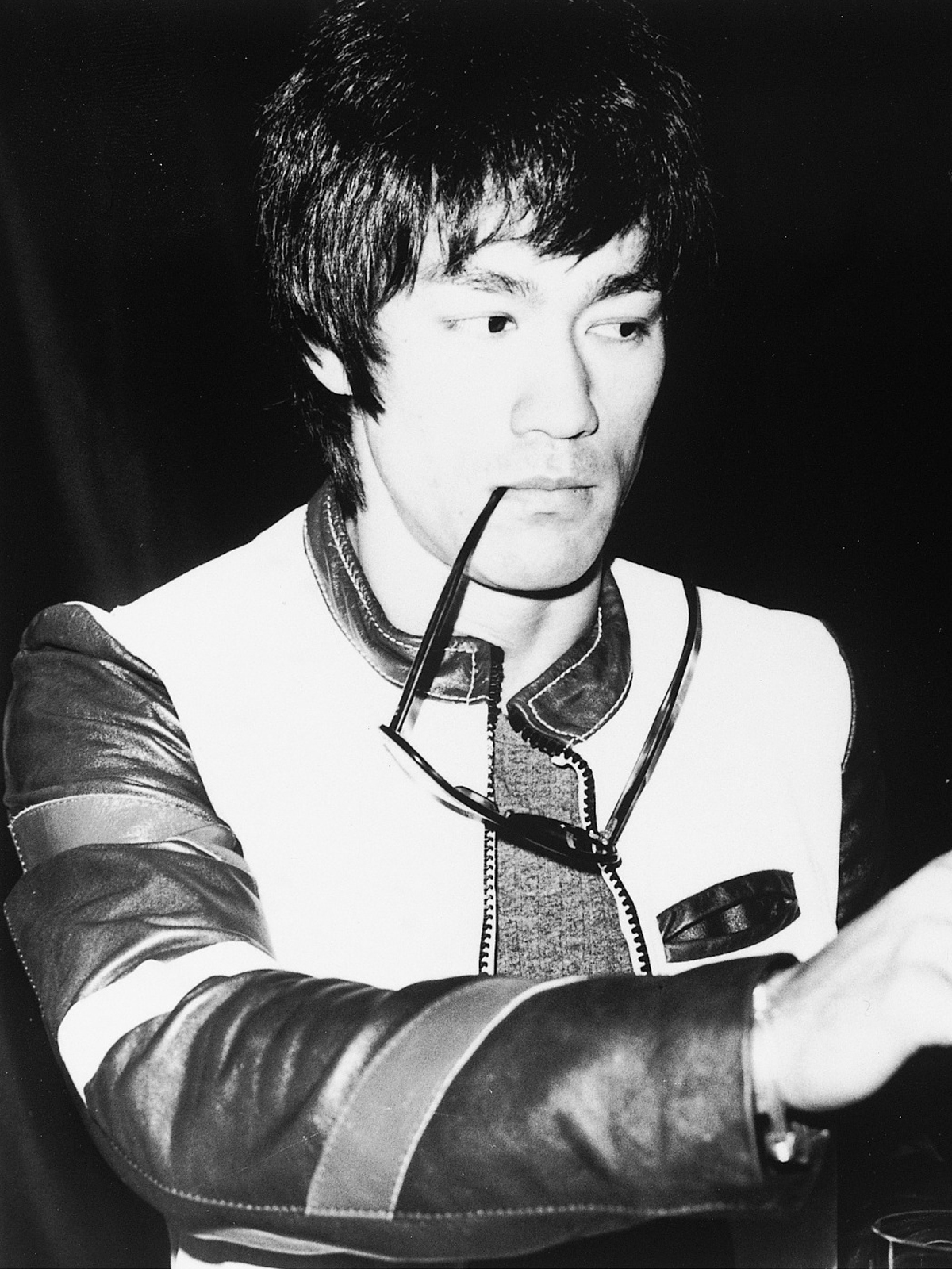 Bruce Lee 50th Anniversary Leather Moto Jacket x Vanson