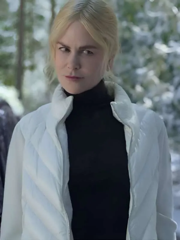 Nicole Kidman A Family Affair White Puffer Jacket