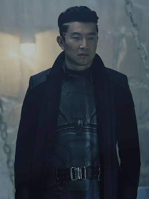 Simu Liu Atlas 2024 Black Trench Coat