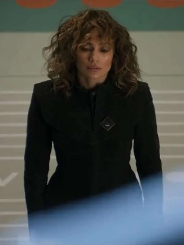Atlas 2024 Jennifer Lopez Black Jacket