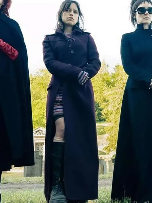 Jenna Ortega Beetlejuice Beetlejuice 2024 Coat