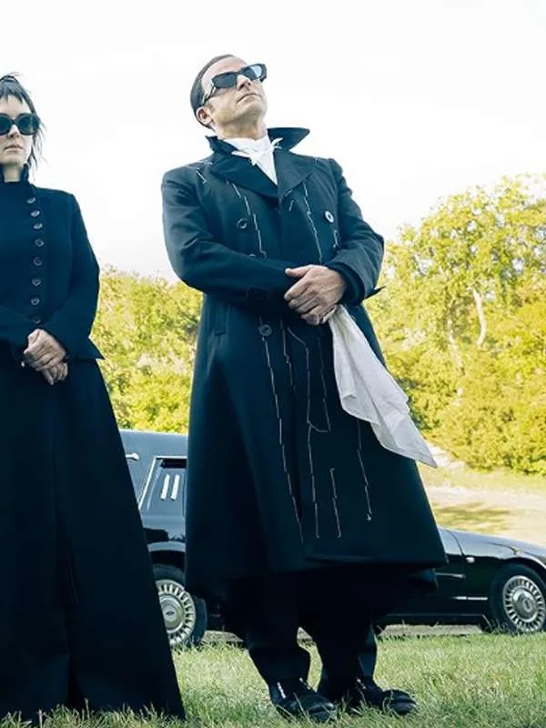 Justin Theroux Beetlejuice Beetlejuice Black Coat