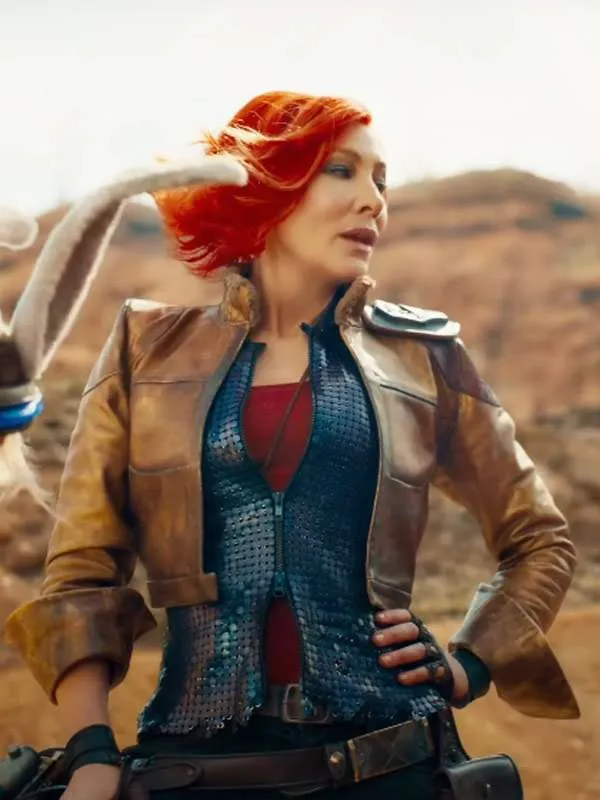 Cate Blanchett Borderlands Leather Jacket
