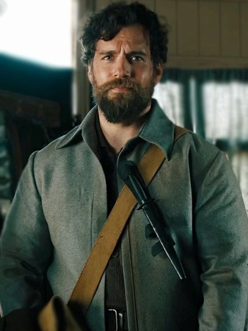Henry Cavill The Ministry of Ungentlemanly Warfare 2024 Grey Jacket