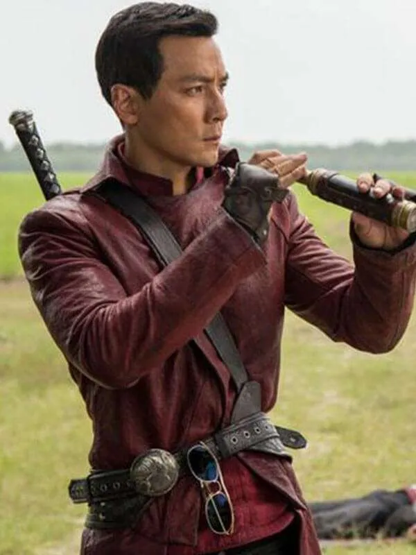 Daniel Wu Into the Badlands Maroon Coat