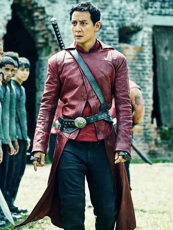 Daniel Wu Into the Badlands Maroon Coat