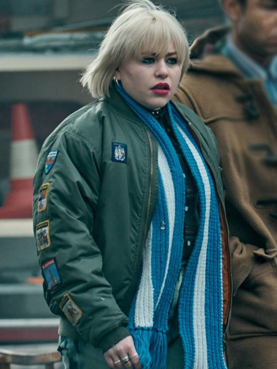 This Town Eve Austin Bomber Green Jacket