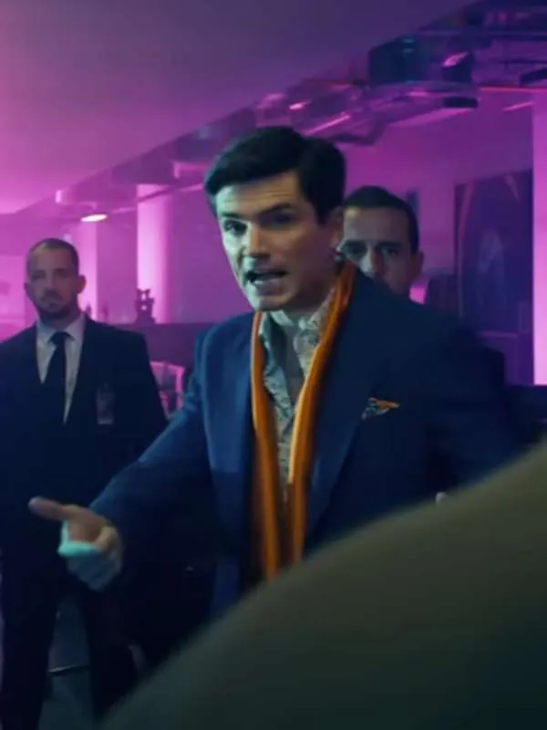 Josh Hutcherson The Beekeeper Blue Blazer