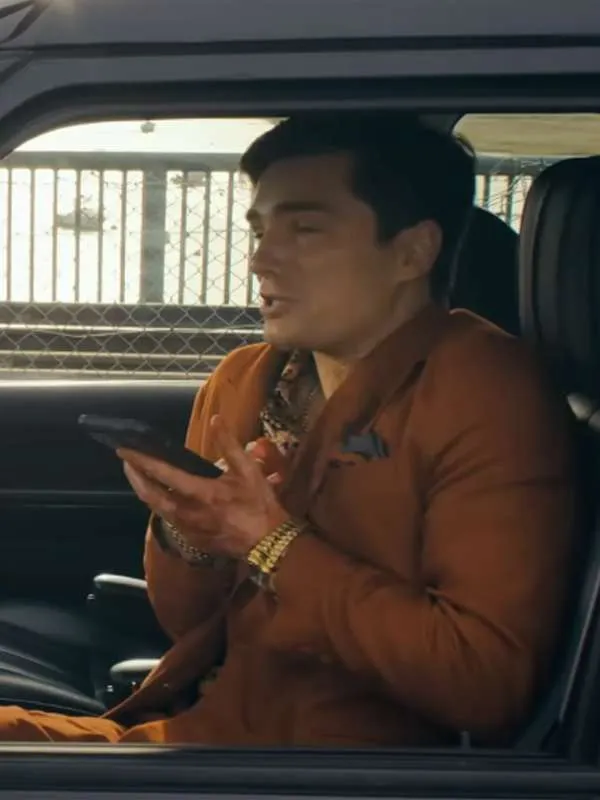 The Beekeeper 2024 Josh Hutcherson  Brown Suit