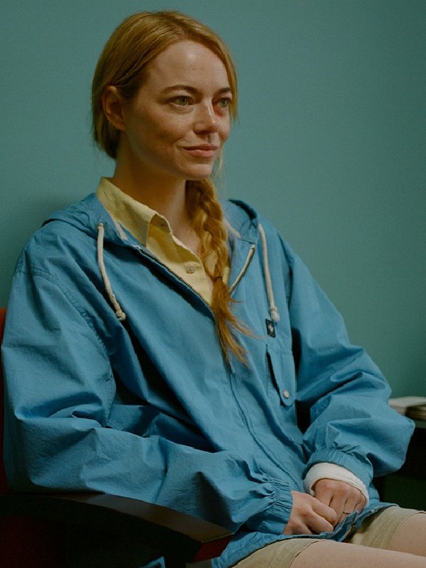 Kinds of Kindness Emma Stone Blue Hoodie