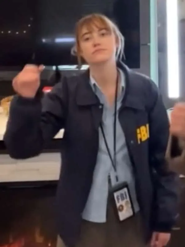 Maika Monroe Longlegs 2024 FBI Jacket