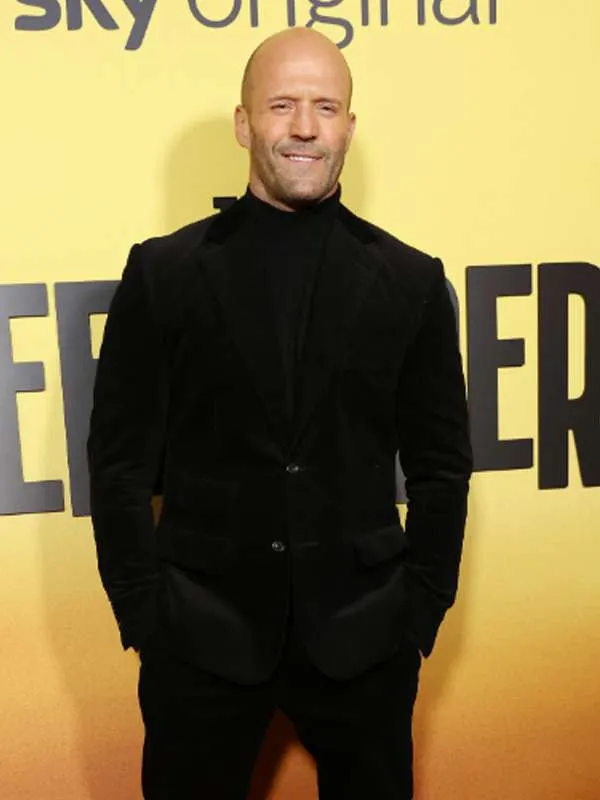 Jason Statham The Beekeeper 2024 Black Blazer