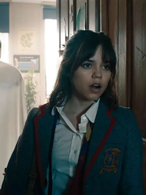 Jenna Ortega Beetlejuice Beetlejuice 2024 Uniform Blazer