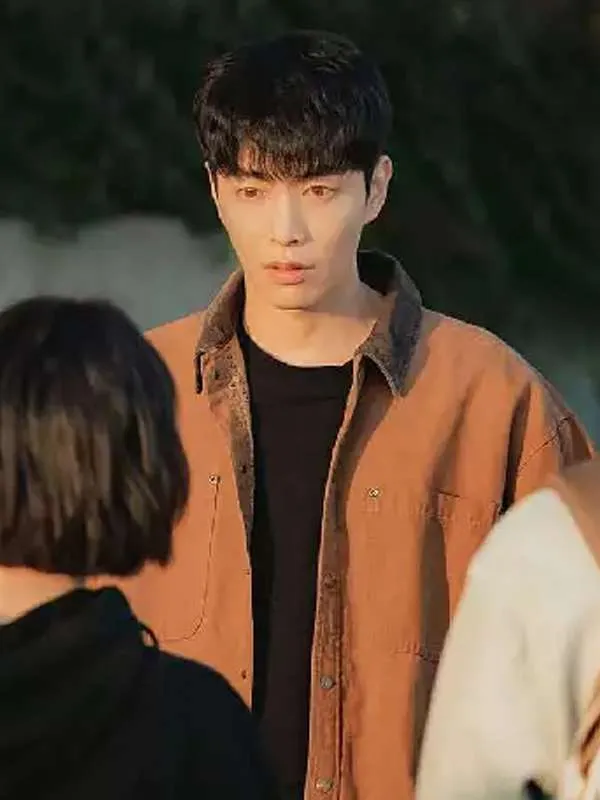 Lee Min-ki Behind Your Touch Brown Jacket