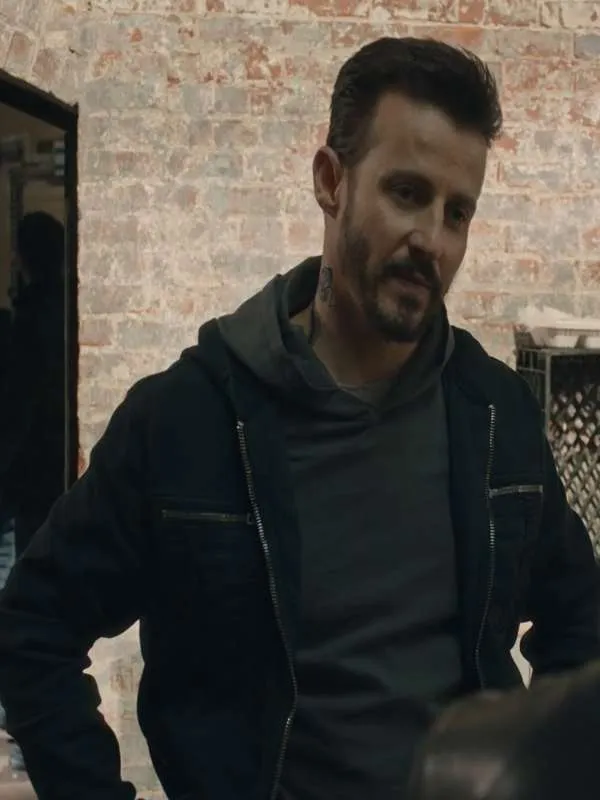 Jamie Reagan Blue Bloods S014 Black Hooded Jacket