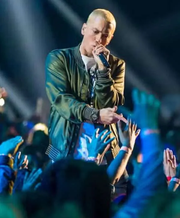 Eminem Saturday Night Live Green Bomber Jacket
