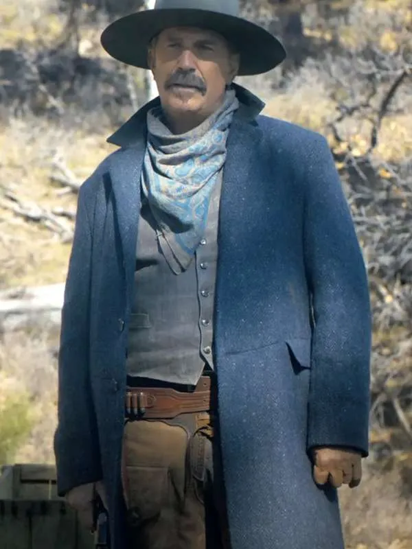 Kevin Costner Horizon An American Saga 2024 Blue Coat