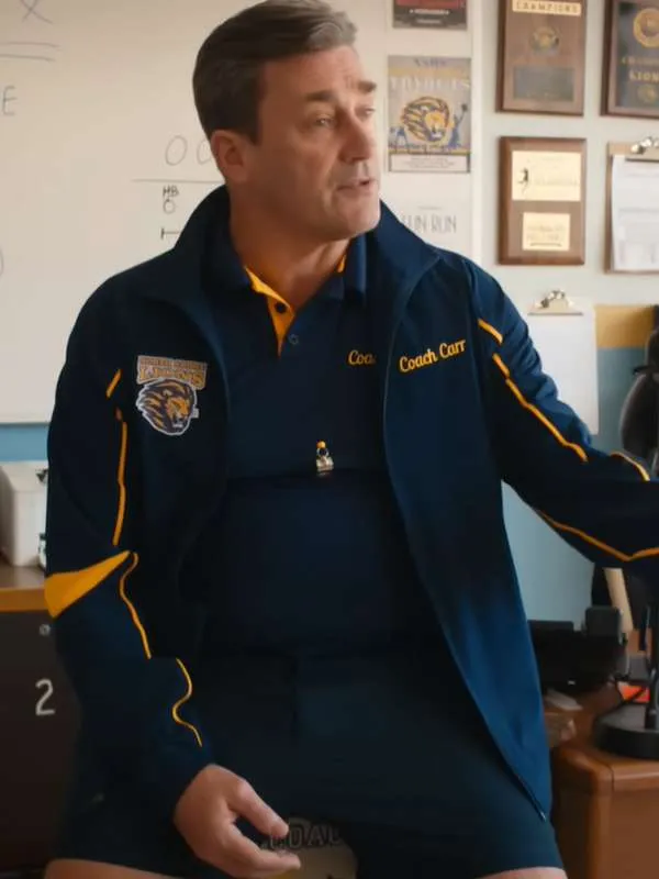 Jon Hamm Mean Girls 2024 Blue Jacket