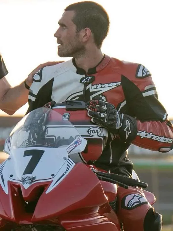 K.J. Apa One Fast Move 2024 Racer Leather Jacket