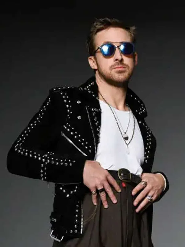 Saturday Night Live Ryan Gosling Studded Leather Jacket