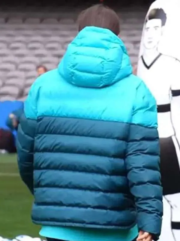 Sam Kerr Matildas 2023 Football Team Blue Puffer Jacket