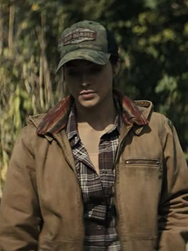 Hernandez Don’t Breathe 2 Stephanie Arcila Brown Leather Jacket