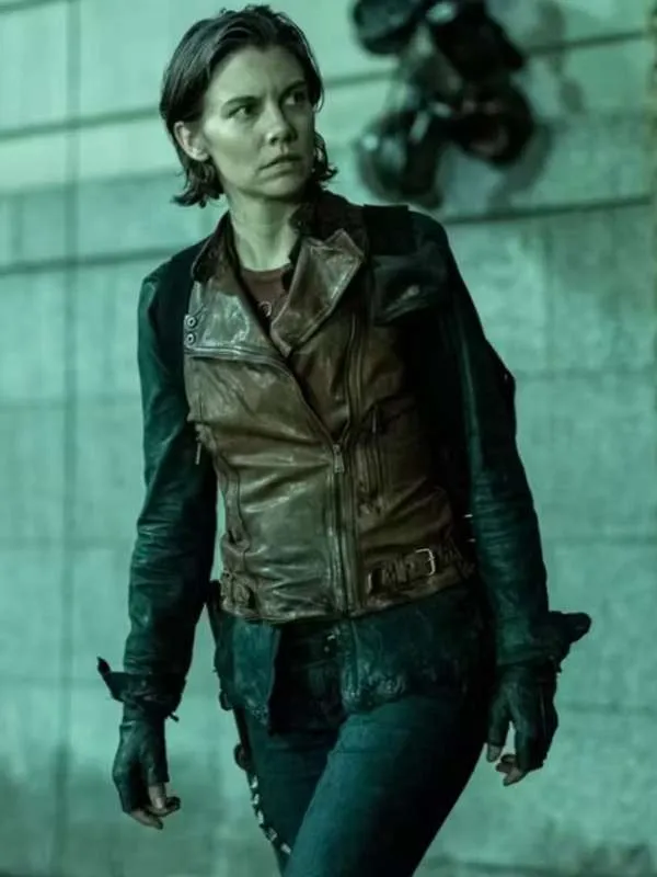 Lauren Cohan The Walking Dead Dead City Brown Vest
