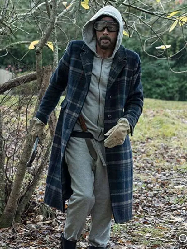 The Walking Dead Season 10 Jeffrey Dean Morgan Plaid Coat