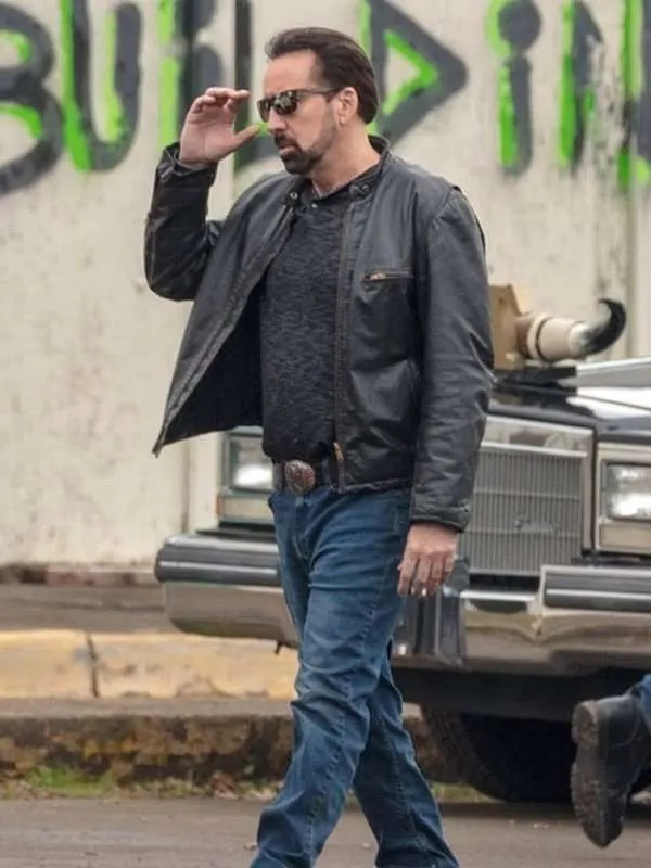 Willy’s Wonderland Nicolas Cage Leather Jacket
