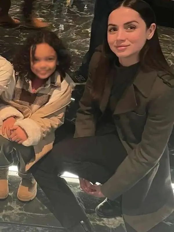 Ana de Armas Ballerina 2025 Coat