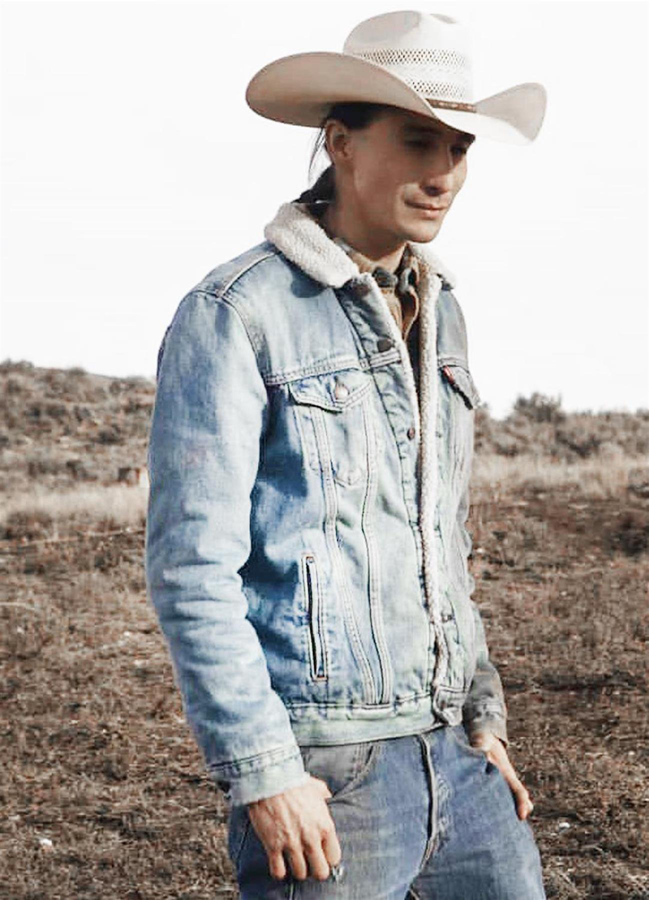 Sam Stands Alone Denim Jacket Yellowstone
