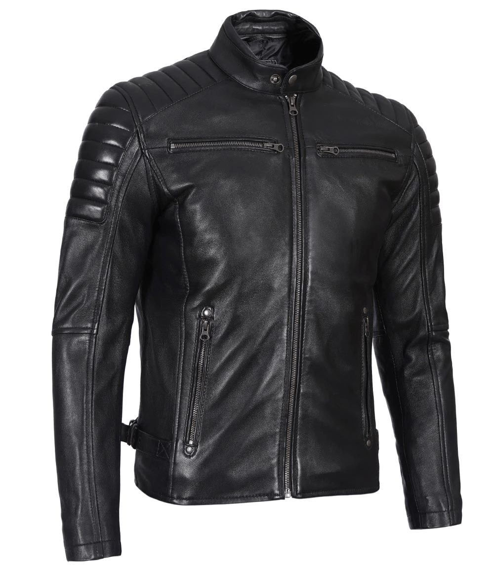 Black Racer Leather Jacket