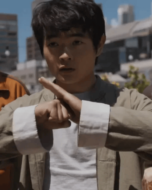 Karate Kid Legends Ben Wang Grey Cotton Jacket