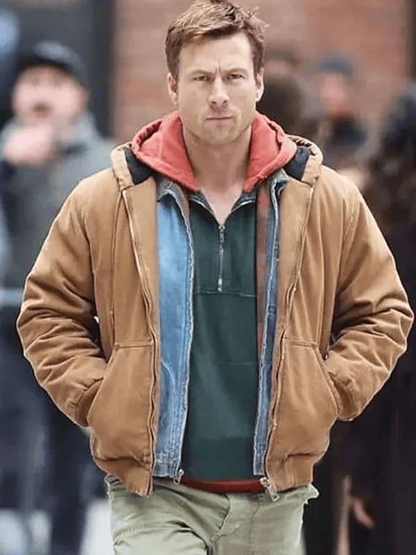 Glen Powell The Running Man 2025 Jacket