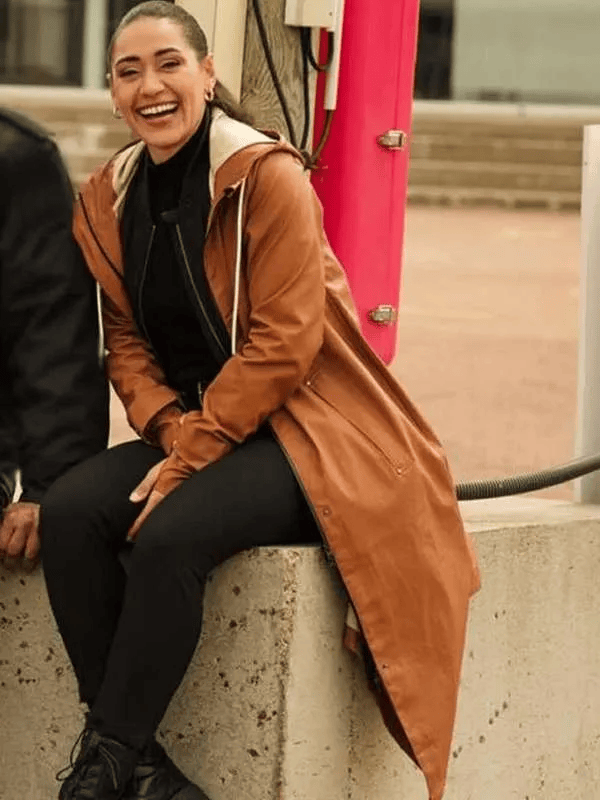 Josephine Jobert Saint-Pierre Brown Hooded Coat