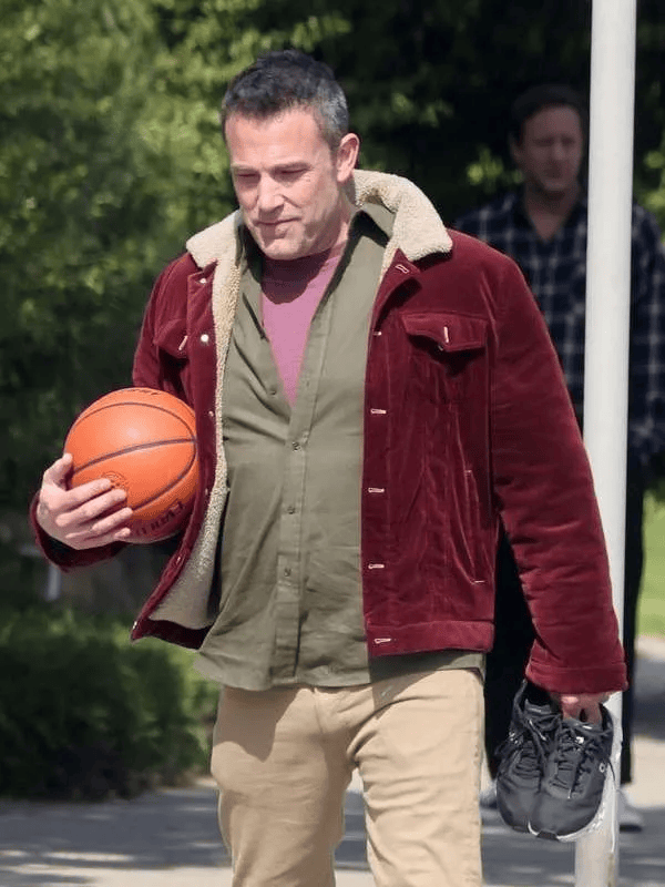 Ben Affleck The Accountant 2 Maroon Jacket