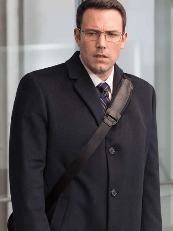 Ben Affleck The Accountant Wool Trench Coat