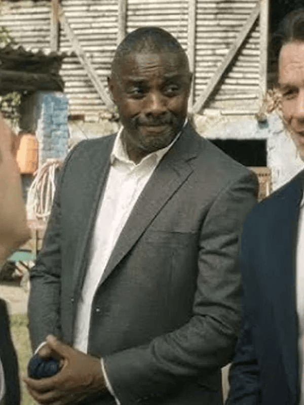Idris Elba Heads of State 2025 Grey Suit