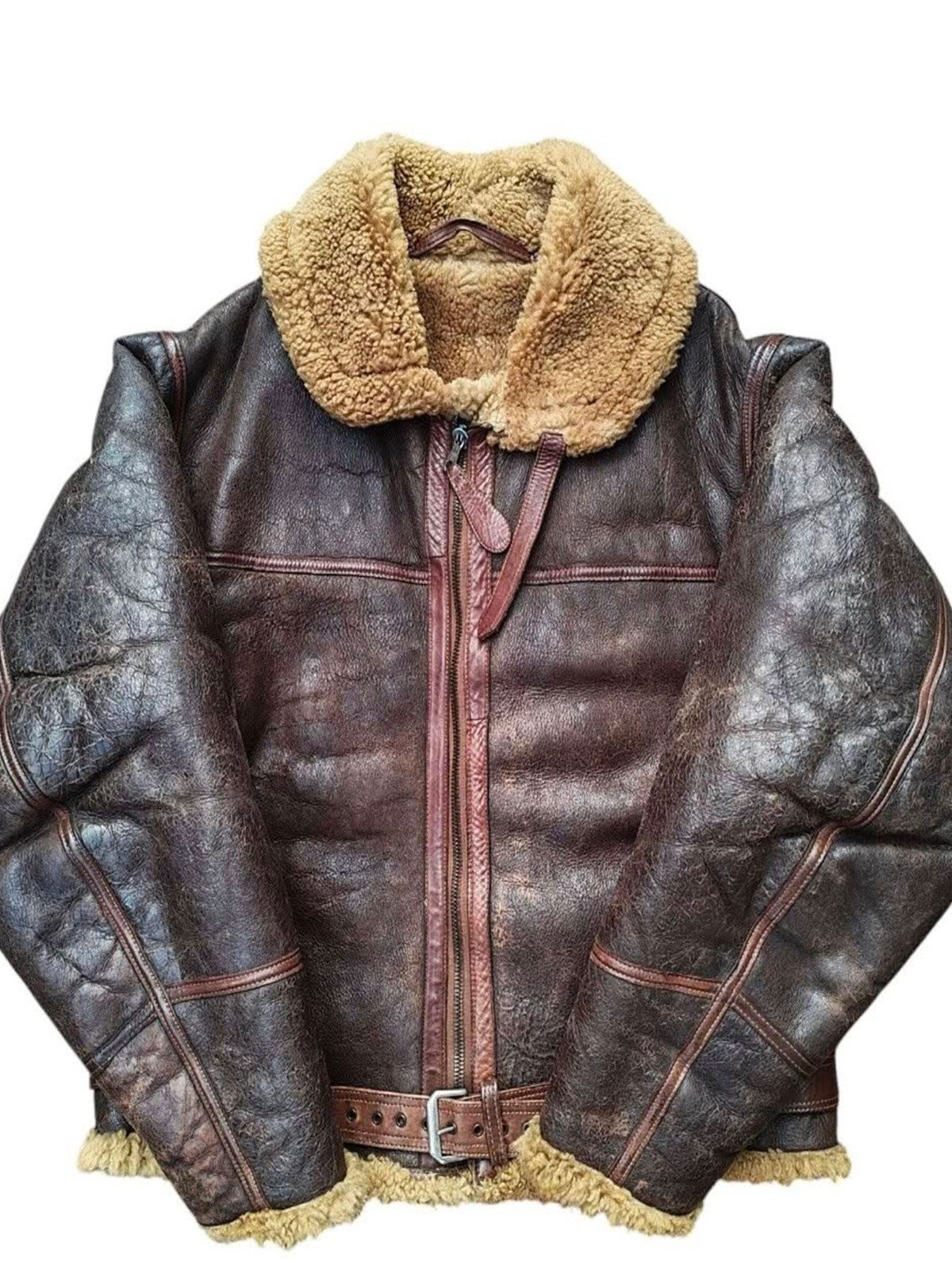 WW2 RAF EARLY WAR IRVIN SHEEPSKIN FLYING JACKET - BATTLE OF BRITAIN PERIOD